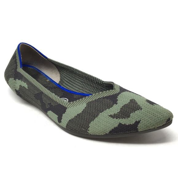 rothys olive camo point